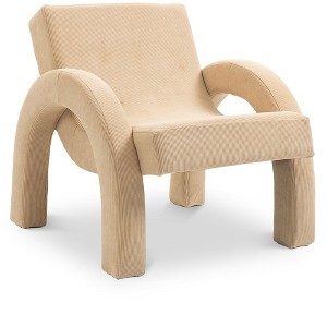 Meridian Furniture,Corduroy Corduroy Fabric Accent Chair - 1 of 4