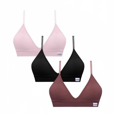 Women's Wo's 3-pack Recycled Seamless Ribbed Bralette - Danskin