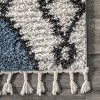 Nuloom Donette Colorful Diamond Tasseled Indoor Area Rug - Beige 5x7 - 3 of 4