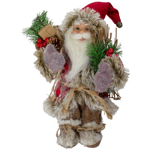 Northlight 18 Nordic Santa Christmas Figure With Sled : Target