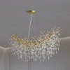 43"Modern Crystal Branch Chandelier, Dining Pendant Light - 2 of 4