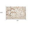 HomeRoots 8' X 11' Beige and Gold Abstract Area Rug - 3 of 4