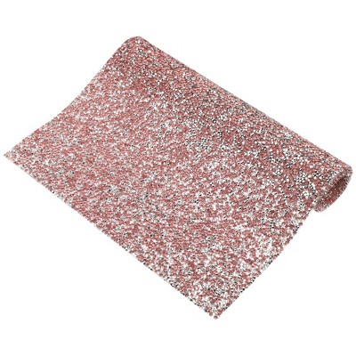Unique Bargains Washable Bling Rhinestone PVC Manicure Nail Art Hand Arm Rest Pad