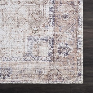 Hauteloom Beige Rosman Washable Area Rug - 1 of 4