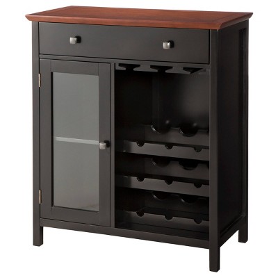 Marin Wine & Storage Cabinet - Black