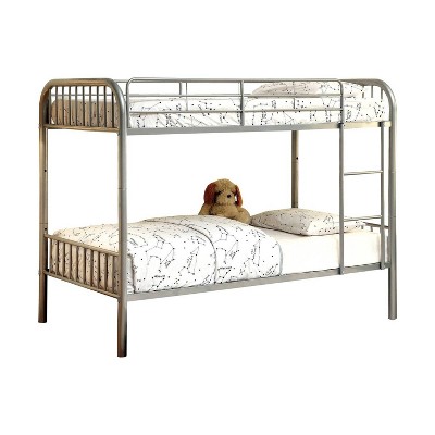 Twin Over Twin Kids' Dero Bed Silver - ioHOMES