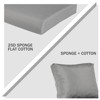 Aoodor Outdoor Chair Cushions Set Water Resistant Outdoor Deep Seat Cushions with Handle and Adjustable Straps - 4 of 4