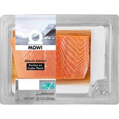 MOWI Fresh Atlantic Salmon Portion on Cedar Plank - 10oz