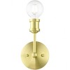 Livex Lighting Lansdale 1 - Light Vanity in  Satin Brass - 4 of 4