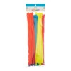 John Bead Fluffy Pipe Cleaners Chenille Stems for Art School Craft Supplies, 12in x 6mm Neon Mix 100 Pieces - 2 of 3