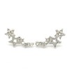 18K Gold-Plated Star Earring Climber with Genuine Crystals - 3 of 4