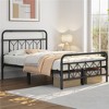 Yaheetech Vintage Metal Bed Frame with Headboard - 2 of 4