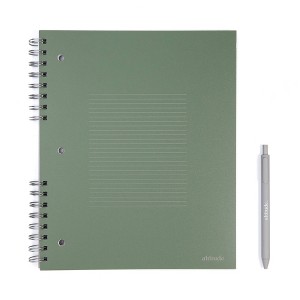 Altitude 1 Subject Notebooks 9"x11" College Ruled with Pen Dark Sage - 1 of 4