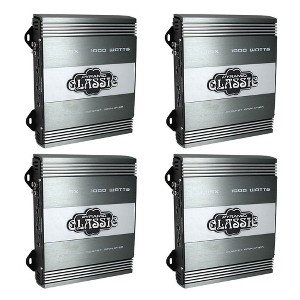 Pyramid 1000W 2 Channel Car Audio Amplifier Power Amp MOSFET 2 Ohm (4 Pack) - 1 of 4