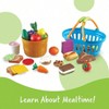 New Sprouts Deluxe Market Set - Pretend Play Kitchen, Fruit Basket, Shopping Basket, Fine Motor Skills - 2 of 4