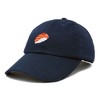 Dalix Salmon Nigiri Embroidered Sushi Cotton Dad Hat Baseball Cap Adjustable Womens - 4 of 4