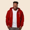 Dalix Donut Embroidered Hoodie Fleece Sweatshirt Zip Front Mens - 3 of 4
