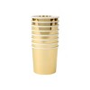 Meri Meri Gold Tumbler Cups (Pack of 8) - 2 of 2