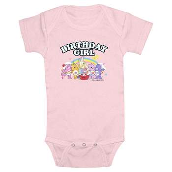 Infant's Care Bears Birthday Girl Cupcake Group Onesie