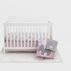 Bedtime Originals Nursery Crib Bedding Set Eloise Elephant 3pc