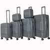 Vynxaria 6-Piece Expandable Hard Shell Luggage Set 360¡ã Rotating Wheels TSA Password Lock Lightweight Unisex - 2 of 4