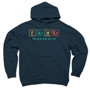 Adult Design By Humans Dad Handsome, Charming, See Also ATM By  Pullover Hoodie - 1 of 2