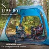 Coleman 80"x8' Skyshade 6 Person Screen Dome Canopy Beach Shelter Tent- Blue - 3 of 4