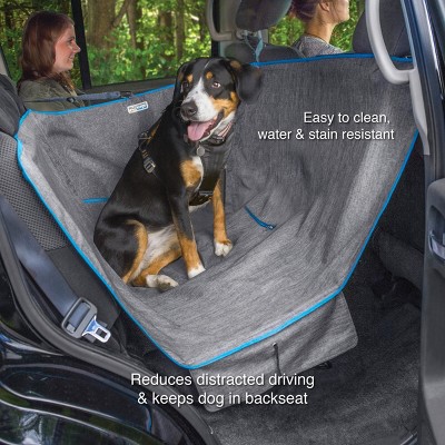Heather Gray Half Hammock Dog Car Seat Cover