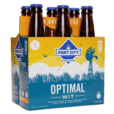 Port City Optimal Wit Beer - 6pk/12 fl oz Bottles
