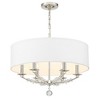 Crystorama Lighting Mirage 6 - Light Chandelier in  Polished Nickel - 2 of 4