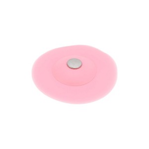 Unique Bargains Drain Strainer Push-Down UFO-Shaped Drain Strainer Silicone 3.94"x3.94" 1 Pc - 1 of 4