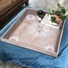 Mela Artisans Decorative Wooden Ottoman Tray w/ Handles¬î - 3 of 4