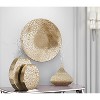 Sullivans Set of 2 Mosaic Vase 15"H & 12"H Gold - 3 of 4