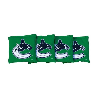 NHL Vancouver Canucks Corn-Filled Cornhole Bags Green - 4pk