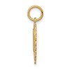 Black Bow Jewelry 14k Yellow Gold 18 Fancy Heart Charm or Pendant, 15mm - 2 of 4