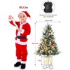 3FT Pre-Lit Artificial Christmas Tree,Tabletop Christmas Tree with Pine Cones - 2 of 4