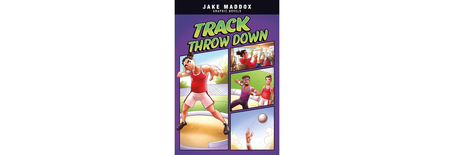 Track Throw Down - (Jake Maddox Graphic Novels) by  Jake Maddox (Paperback)