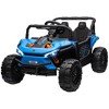 Qaba 12V Ride On Truck, 3.7 MPH Battery Powered Electric Car for Kids w/ Remote Control, 4-Wheel Suspension, Lights, Horn & Music - 4 of 4