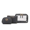 MKF Collection Laura Women's Cosmetic Punch 10 Pcs Sets, Small Travel Makeup Bag by Mia k - 2 of 4