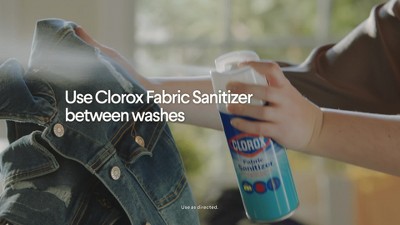 Clorox on X: Freshen up those hard-to-wash clothes so you can love them  all over again. Clorox Fabric Sanitizer can get rid of odors in 30 seconds!  #NationalOldStuffDay  / X