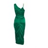 QUIZ Women's Satin Ruched Cowl Midi Dress - 4 of 4