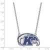 Black Bow Jewelry Sterling Silver Kent State Golden Flashes NCAA Necklace 18 Inch - 2 of 4