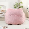 Airsurfer Bean Bag Chair with Armrests, Stuffed with High-Density Foam, Comfy Lazy Sofa for Adults in Living Room - 4 of 4