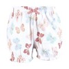 Hudson Baby Infant Girls Shorts Bottoms 4-Pack, Soft Butterfly Toile - 3 of 4