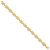 Black Bow Jewelry 14k Yellow Gold Butterfly Bracelet - 7 Inch - 2 of 4