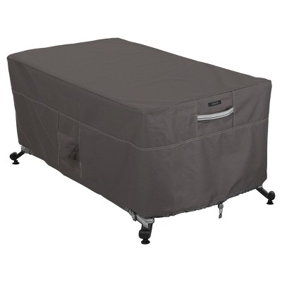 Ravena Fire Pit Table Cover - Dark Taupe - Classic Accessories
