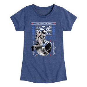 Girls' - MTV - Take Me To The Moon Person Fitted Short Sleeve Graphic T-Shirt - 1 of 3