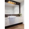 Casa 4-Light Vanity Fixture - Modern Steel Design, Dimmable, Damp Rated, 36.5" Wide - 3 of 4