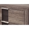 Sapphtopaz Night Stand with Drawers and Handles Wood Nightstand Entryway Table for Bedroom, Living Room - 2 of 4