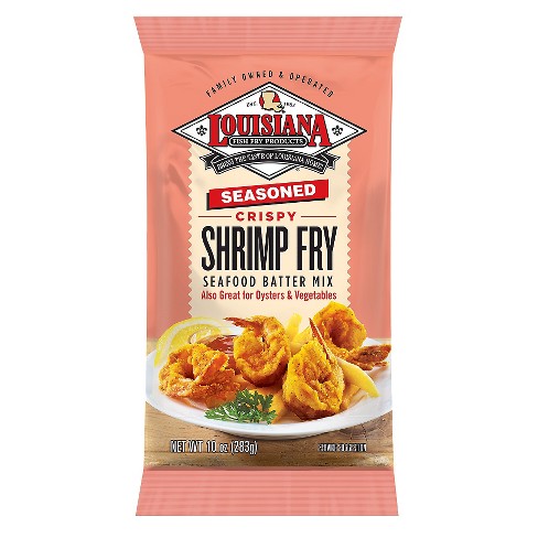 Louisiana Seasoned Crispy Shrimp Fry Batter Mix - 10oz : Target